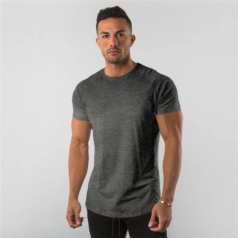 Men's Slim Fit Egyptian Cotton T-Shirt - DAMYINSIDE