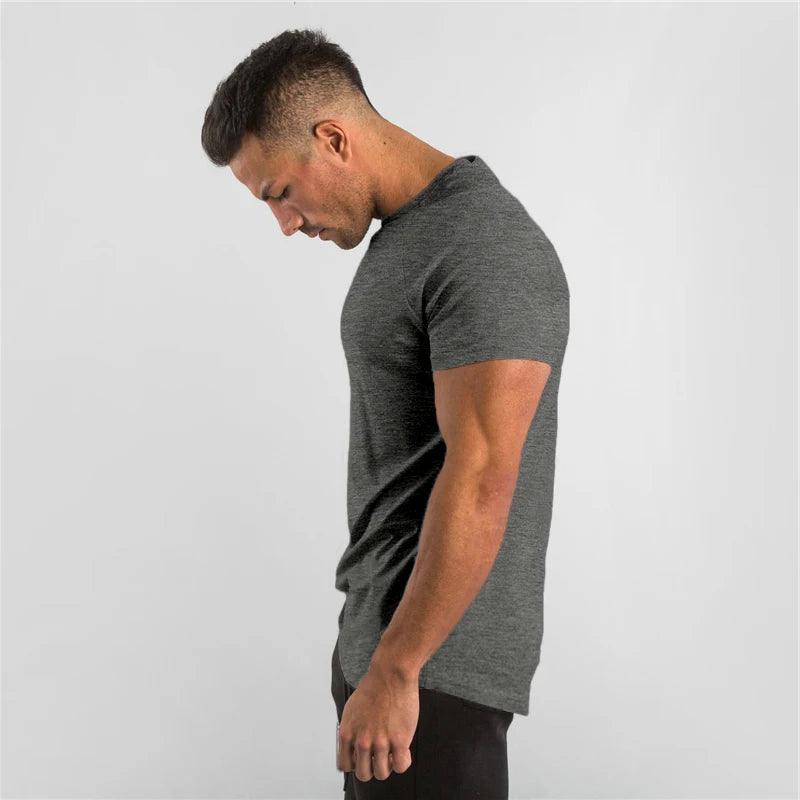 Men's Slim Fit Egyptian Cotton T-Shirt - DAMYINSIDE