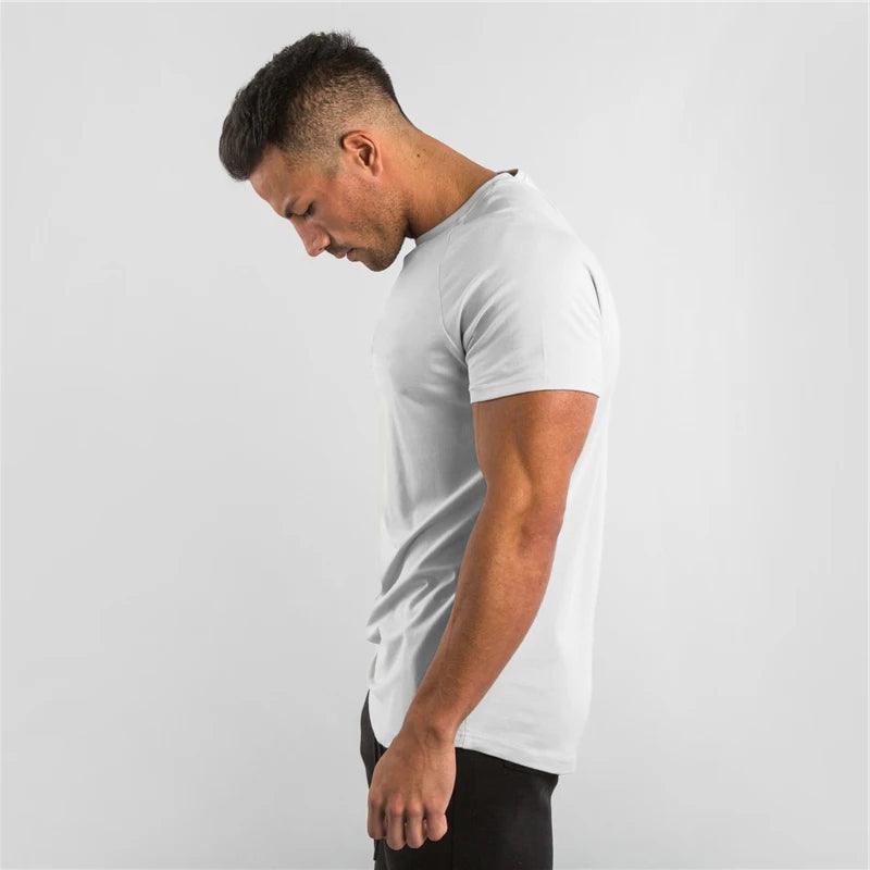 Men's Slim Fit Egyptian Cotton T-Shirt - DAMYINSIDE