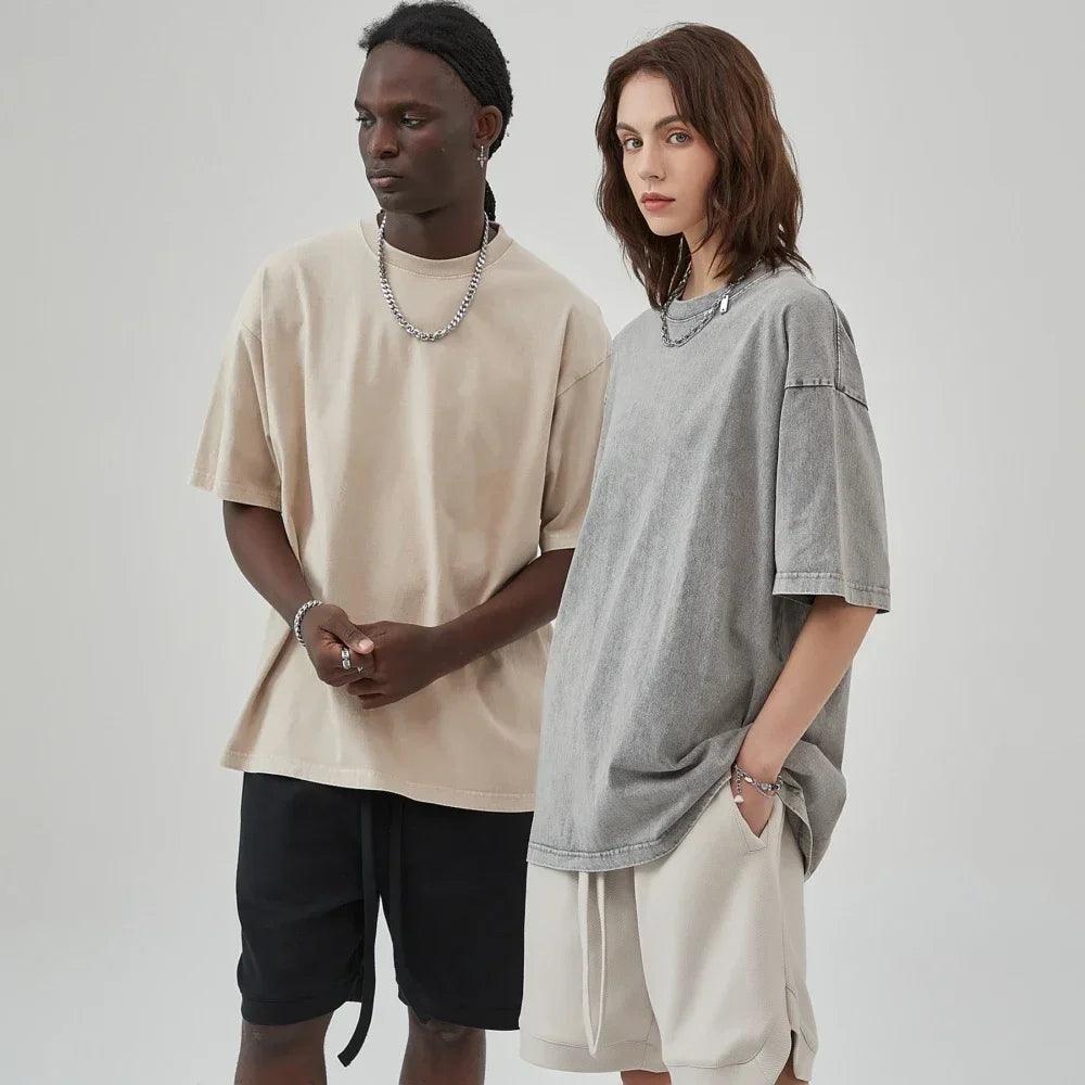 Damy Oversized Unisex Cotton T-Shirt - DAMYINSIDE