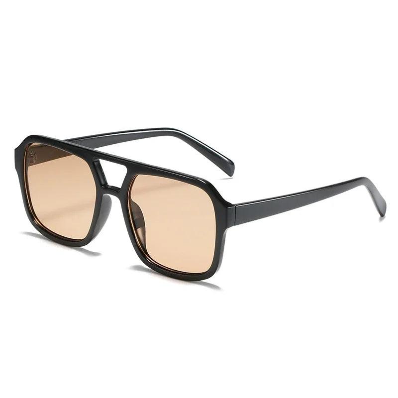 Vintage Retro Candy Square Women's Sunglasses - DAMYINSIDE